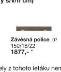 Závěsná police .07