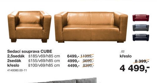 Sedací souprava CUBE