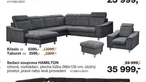 Sedací souprava HAMILTON