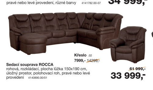 Sedací souprava ROCCA