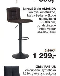 Barová židle AMANDA