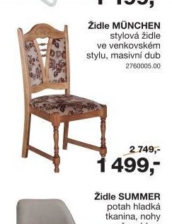 Židle MÜNCHEN