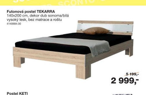 Futonová postel TEKARRA