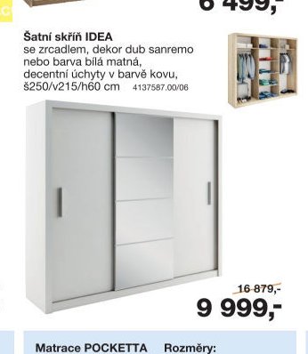 Šatní skříň IDEA