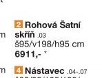 Rohová Šatní skříň .03