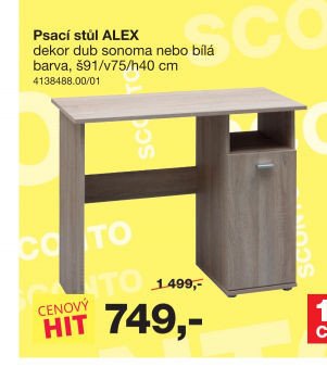Psací stůl ALEX