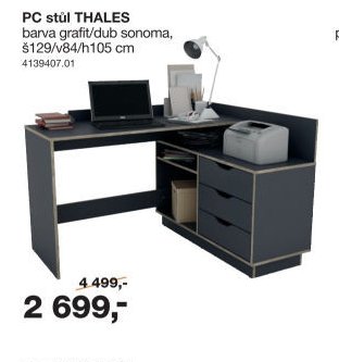 PC stůl THALES