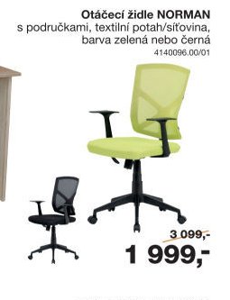 Otáčecí židle NORMAN