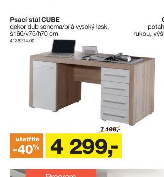 Psací stůl CUBE