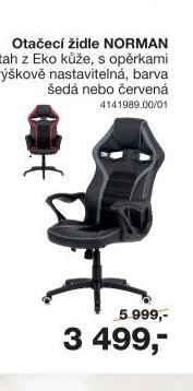 Otáčecí židle NORMAN