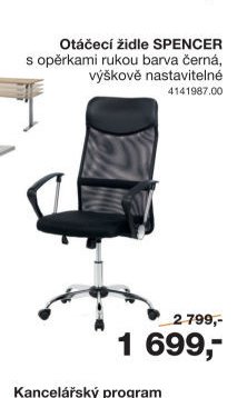 Otáčecí židle SPENCER