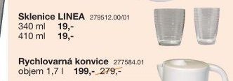 Sklenice LINEA