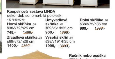 Koupelnová sestava LINDA