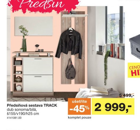 Předsíňová sestava TRACK