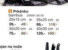 Prkénko bambus