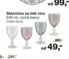 Sklenička na bílé víno