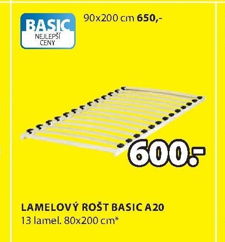 Lamelový rošt BASIC A20