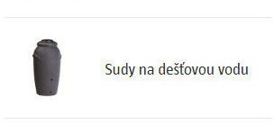 Sudy na dešťovou vodu