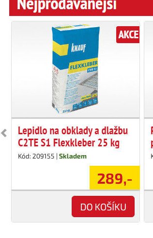 Lepidlo na obklady a dlažbu C2TE S1 Flexkleber 25 kg