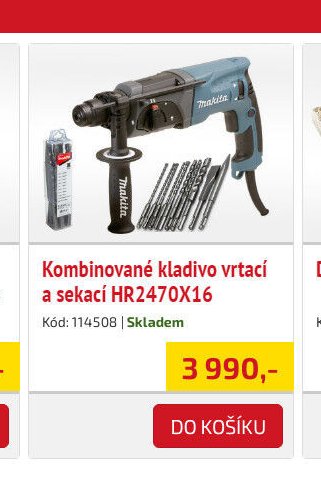 Kombinované kladivo vrtací a sekací HR2470X16