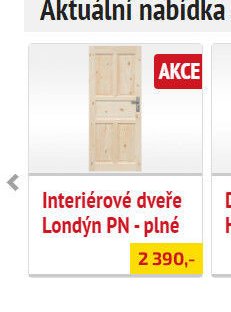 Interiérové dveře Londýn PN - plné