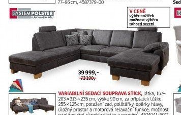 Variabilní sedací souprava Stick