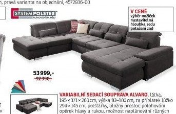 Variabilní sedací souprava Alvaro