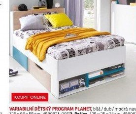 Variabilní dětský program Planet - Postel