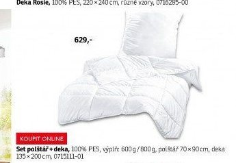 Set polštář + deka