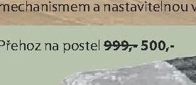 Přehoz na postel
