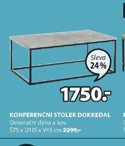 KONFERENČNÍ STOLEK DOKKEDAL