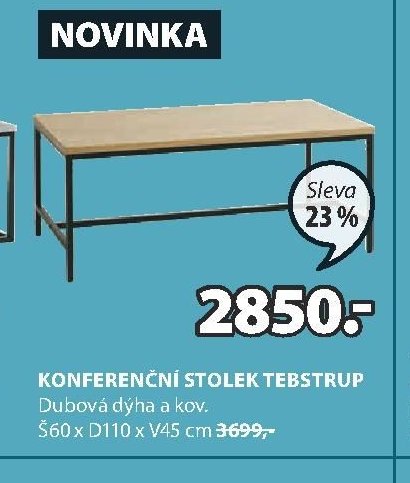 KONFERENČNÍ STOLEK TEBSTRUP