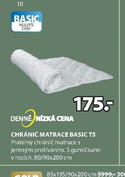 CHRÁNIČ MATRACE BASIC T5