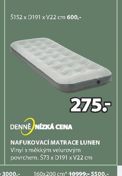 NAFUKOVACÍ MATRACE LUNEN