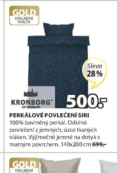Perkálové povlečení SIRI