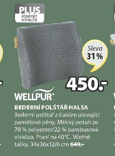 BEDERNÍ POLŠTÁŘ HALSA