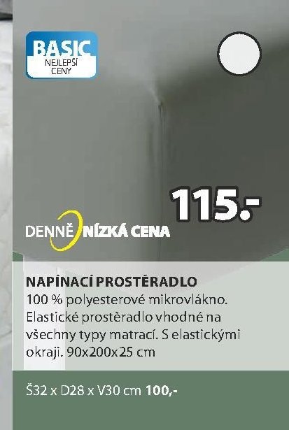 Napínací prostěradlo