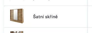 Šatní skříně