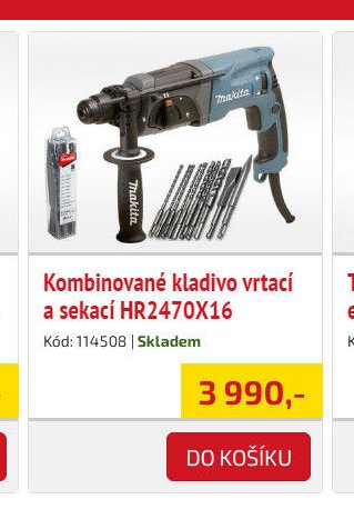Kombinované kladivo vrtací a sekací HR2470X16