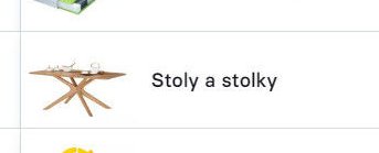 Stoly a stolky