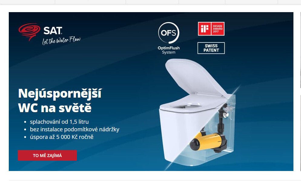 Nejúspornější WC na světě