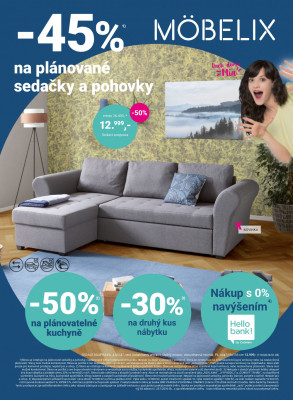 akční leták Möbelix 27.9.2021-10.10.2021