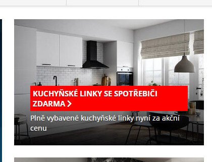 Kuchyňské linky se spotřebiči