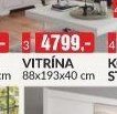 VITRÍNA 88x193x40 cm