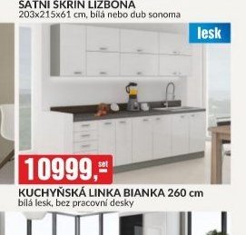 KUCHYŇSKÁ LINKA BIANKA 260 cm