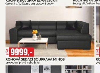 ROHOVÁ SEDACÍ SOUPRAVA MINOS