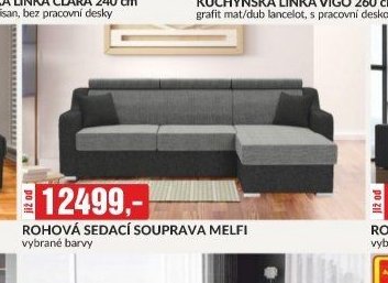 ROHOVÁ SEDACÍ SOUPRAVA MELFI