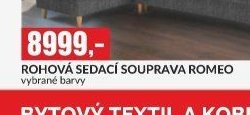 ROHOVÁ SEDACÍ SOUPRAVA ROMEO
