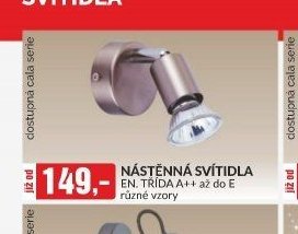 NÁSTĚNNÁ SVÍTIDLA