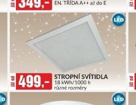 STROPNÍ SVÍTIDLA